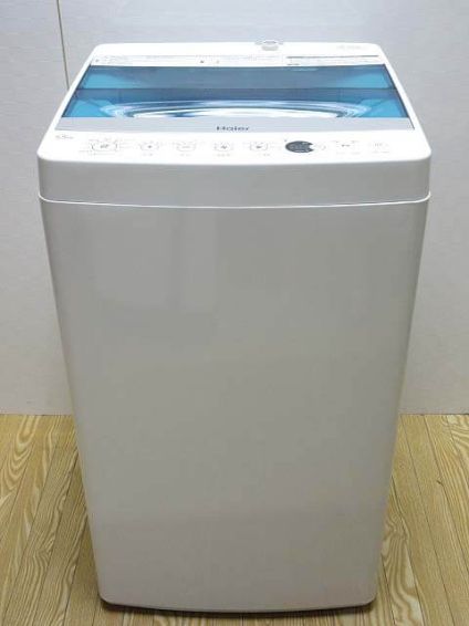 Haier（ハイアール）　洗濯機　5.5kg　ホワイト×ブルー