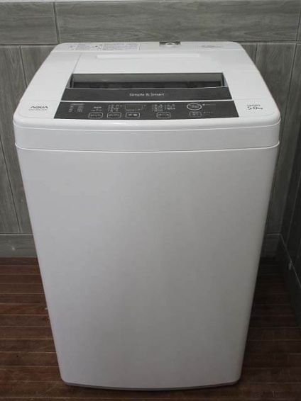 AQUA（アクア）　洗濯機　5kg　ブルー