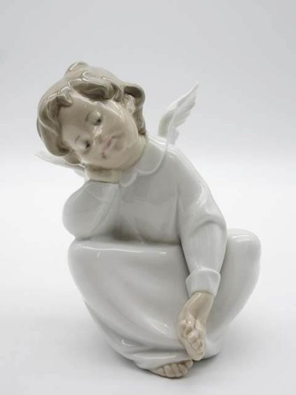 LLADRO（リヤドロ）　陶器人形　天使の考えごと