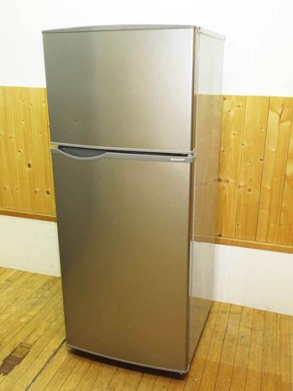 シャープ　冷凍冷蔵庫　118L　2ドア　上段冷凍室