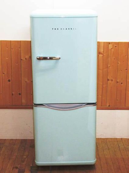DAEWOO（ダイウー）　冷凍冷蔵庫　150L　アクアミント　取扱説明書付 　　　　　