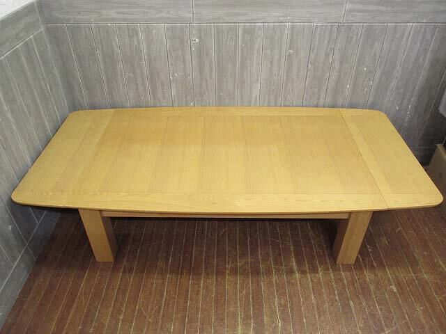 モリモク　伸長式テーブル　166×80cm　木製　座卓　長方形