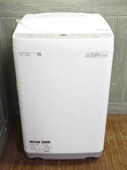 SHARP（シャープ）　洗濯機　6kg　ホワイト　穴なし槽