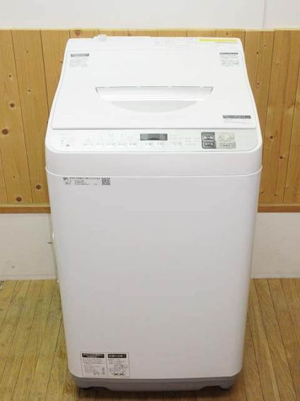 SHARP（シャープ）　タテ型洗濯乾燥機　5.5kg　シルバー