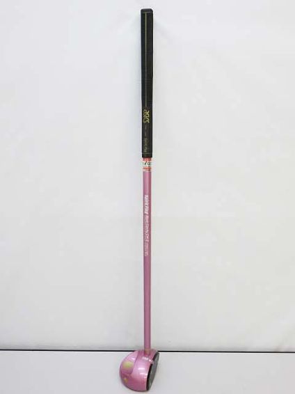 asics（アシックス）　パークゴルフクラブ　ピンク　右打ち用　全長約82cm
