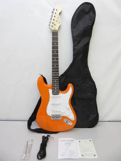 フォトジェニック　エレキギター　オレンジ　ソフトケース付き　Photogenic
