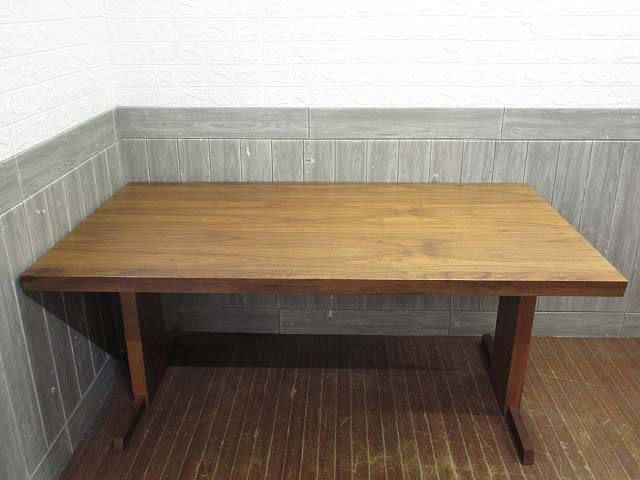 ダイニングテーブル　ダークブラウン　150×85cm　木製