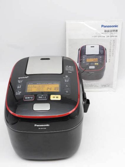 Panasonic（パナソニック）　スチーム＆可変圧力IH炊飯器　5.5合　黒　取扱説明書付