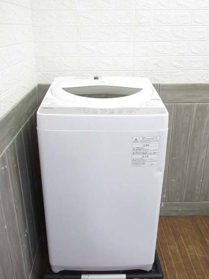 東芝　全自動洗濯機　5kg　グランホワイト　TOSHIBA