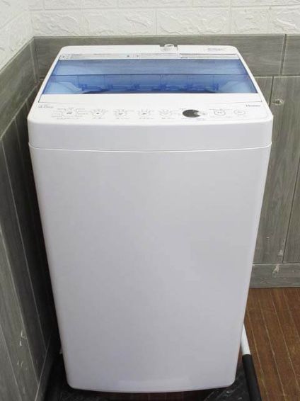 ハイアール　洗濯機　4.5kg　節水 　Haier　全自動洗濯機　スパイラルパルセーター